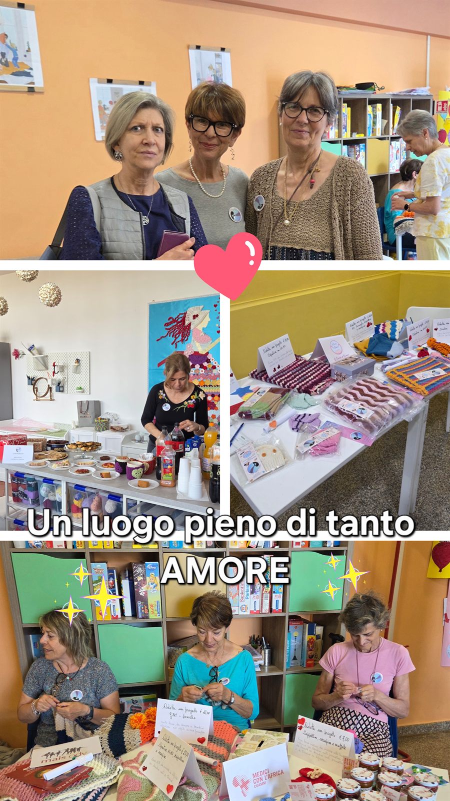 Momenti dell'evento solidale di Mani e Cuore APS